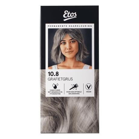 Etos Permanente Haarkleuring 10.8 grafietgrijs