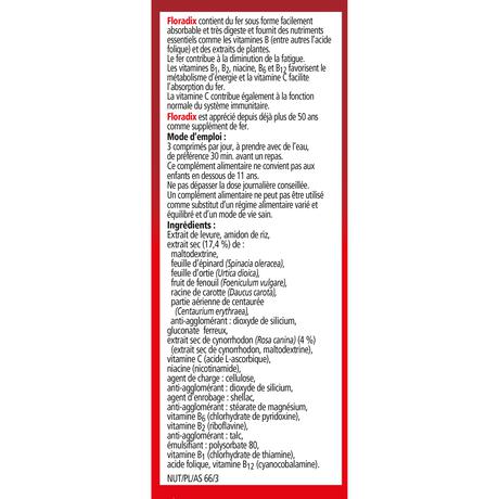 Floradix Ijzer Lactose vrij Tabletten 147 stuks