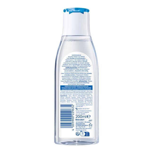 NIVEA MicellAIR Skin Breathe Refreshing Micellair Water Normale huid 200 ML