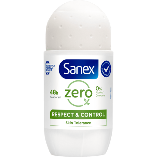 Sanex Zero% Respect & Control Deodorant Roller 50 ML