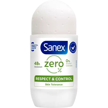Sanex Zero% Respect & Control Deodorant Roller 50 ML