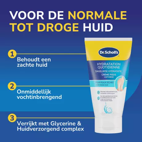 Dr.Scholl's Dagelijkse Hydratatie Voetcrème 150 ML