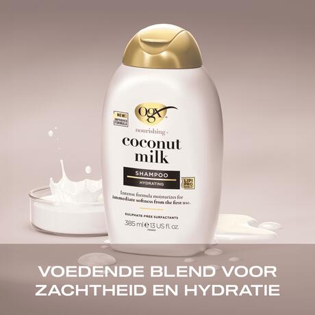OGX nourishing coconut milk shampoo