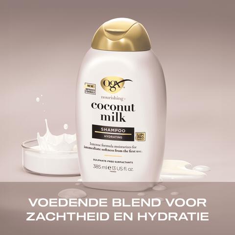 OGX nourishing coconut milk shampoo