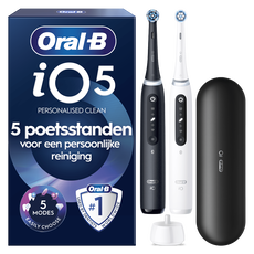 Oral-B iO 5s Zwart & Wit Duo Elektrische Tandenborstels