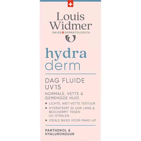 Louis Widmer Hydraderm Dag Fluide SPF15 Licht Geparfumeerd 50 ML
