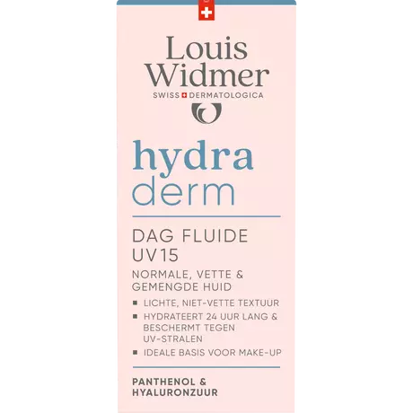 Louis Widmer Hydraderm Dag Fluide SPF15 Licht Geparfumeerd 50 ML