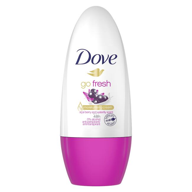 Dove Go Fresh Açaí Berry & Waterlily Anti-Transpirant Deodorant Roller 50 ML