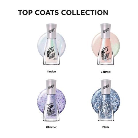 Sally Hansen Insta-Dri Top Coat - Paars - 131 Glimmer