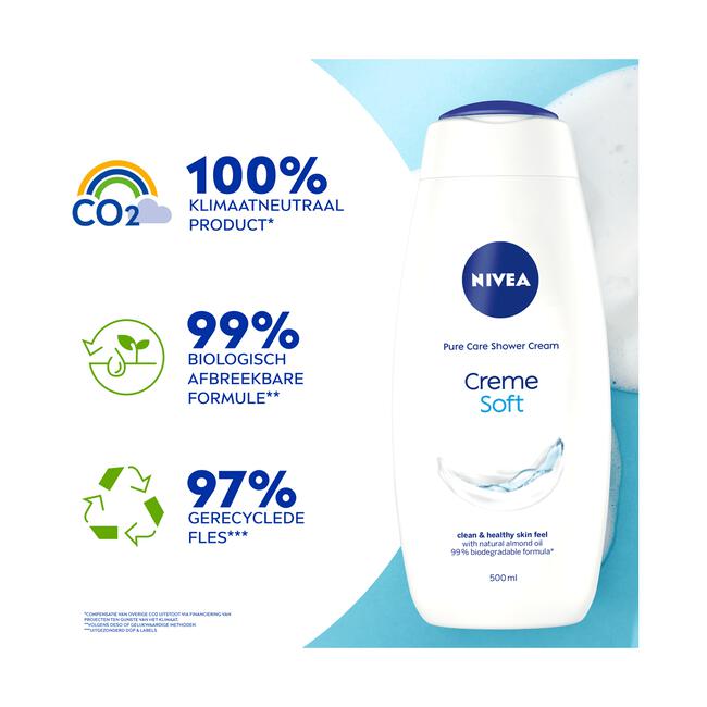 NIVEA Crème Soft Douchecrème 500 ML