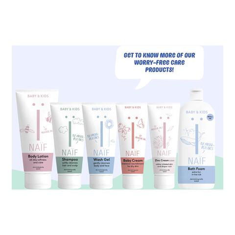 Naïf Bath Foam Refill 500 ML