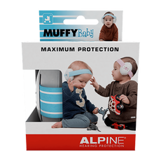 Alpine Muffy Baby Oorkap Voor Baby, Dreumes en Peuter Blauw 1 stuks