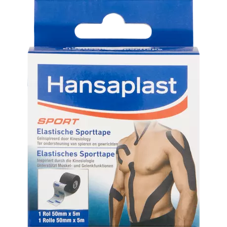 Hansaplast Sport Kinesiologie Tape Zwart