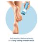 Scholl Velvet Smooth  Elekrische Voetvijl Blauw