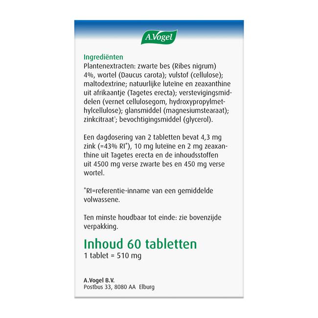 A Vogel Oogtabletten