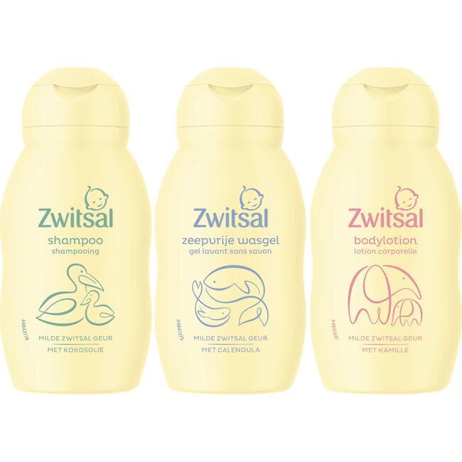 Zwitsal Trial Pack 3x75 ML 5 Stuks