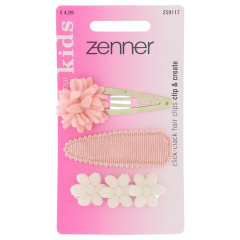 Zenner Klik-klak haarspeld kids 3x