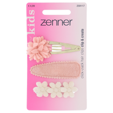 Zenner Klik-klak haarspeld kids 3x