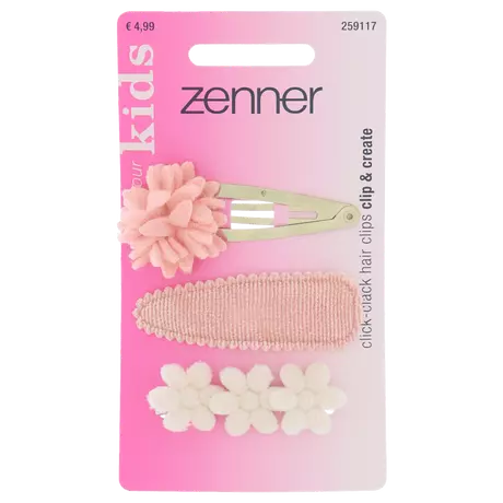 Zenner Klik-klak haarspeld kids 3x