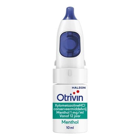 Otrivin Menthol Xylometazoline HCI 1 mg/ml Neusspray bij een Verstopte Neus 10 ML