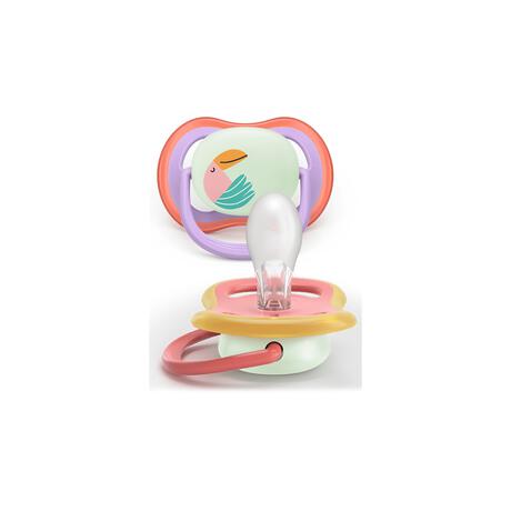 Philips Avent Fopspeen Ultra Air Night 18M+ Double Pack - SCF376/33