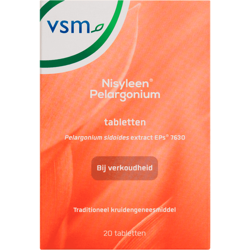 Vsm Nisyleen Pelargonium Tabletten 20 gram
