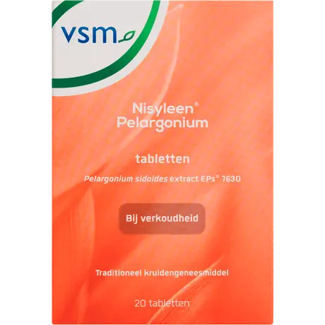 Vsm Nisyleen Pelargonium Tabletten 20 gram