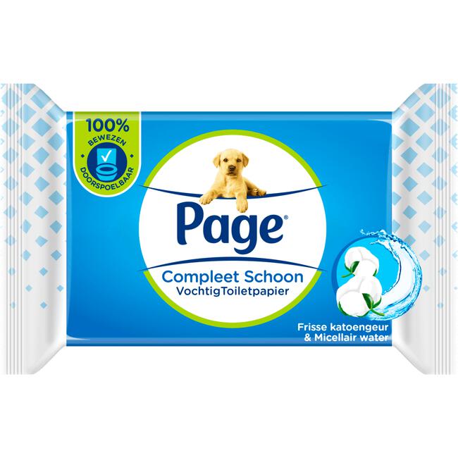 Page Vochtig Toiletpapier - Compleet Schoon
