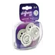 Difrax LOVI Dynamic Fopspeen 0-6M Night & Day Uni 2 stuks