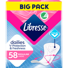 Libresse Regular Inlegkruisjes 58 stuks