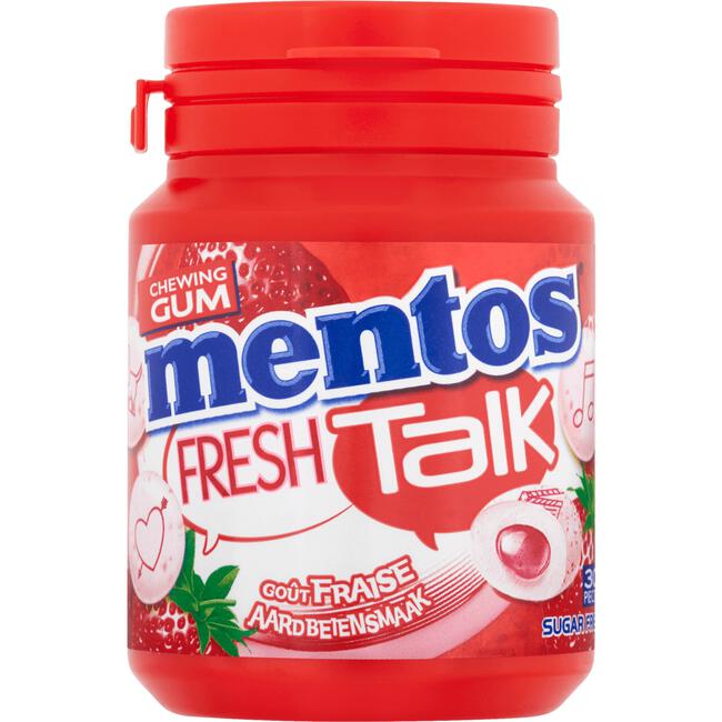 Mentos Gum Pure Fresh Talk Aardbei