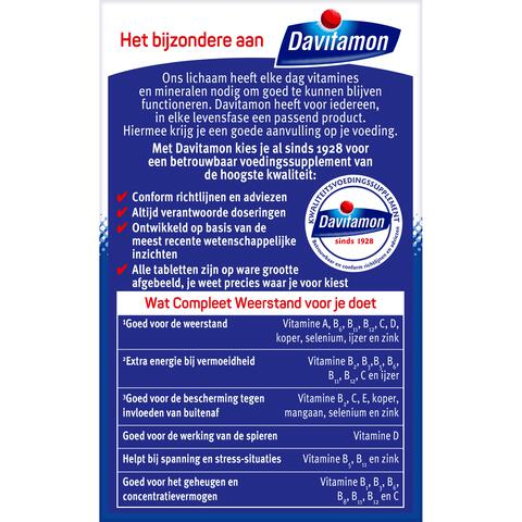 Davitamon Compleet Weerstand Met Vitamine C & D 100 Stuks