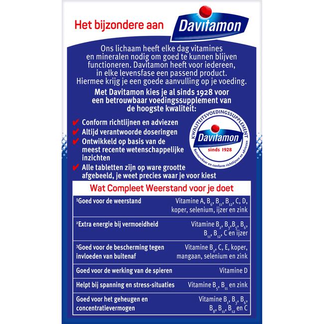Davitamon Compleet Weerstand Met Vitamine C & D