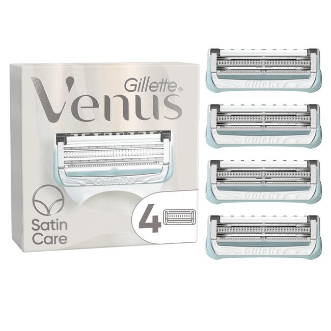 Gillette Venus Voor Huid en Schaamhaar Navulmesjes 4 Stuks