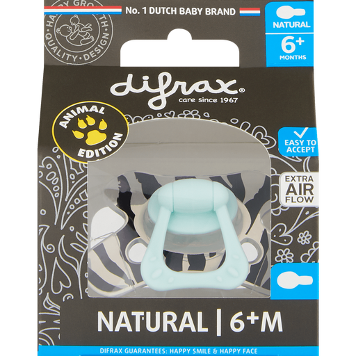 Difrax Fopspeen Natural 6+ Maanden Tiger BPA-vrij