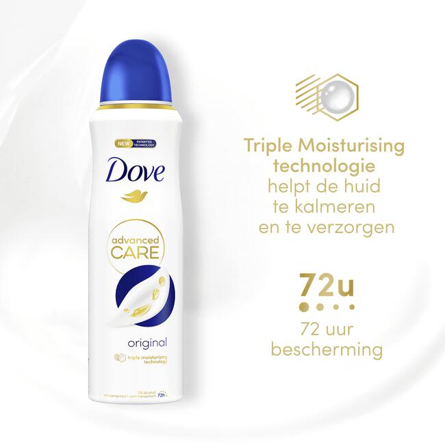 Dove Advanced Care Original Anti-Transpirant Deospray 200 ML