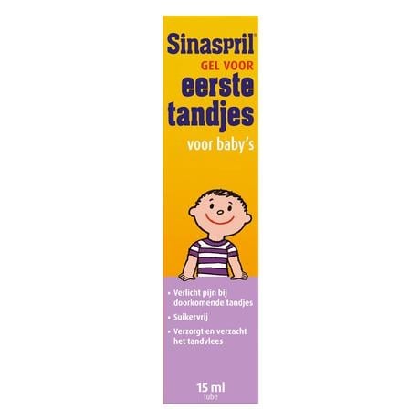 Sinaspril Gel voor Eerste Tandjes Baby's 15 ML
