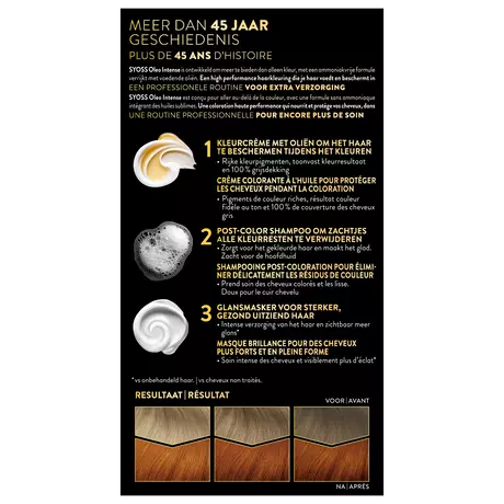 Syoss Oleo Intense Permanente Haarkleuring 7-77 Koperblond
