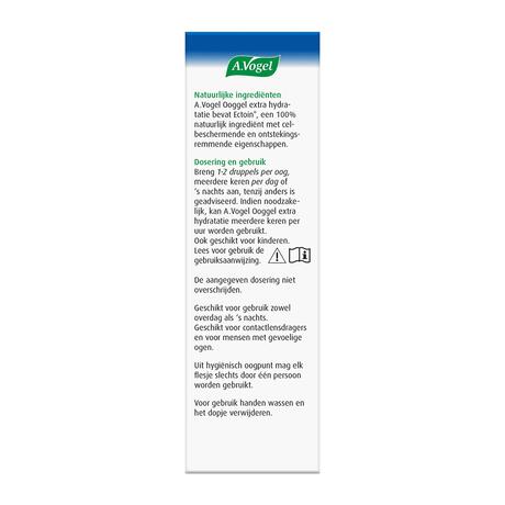 A.Vogel Ooggel Extra Hydratatie Bij Zeer Droge En Geïrriteerde Ogen
