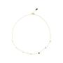 BiSjU Jewellery Ketting met Open Klaver en Parels Gold Plated - SS