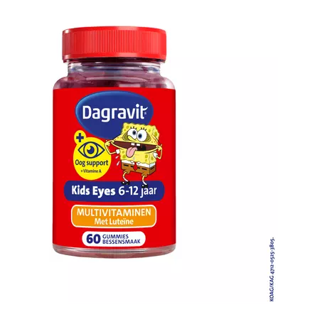 Dagravit Kids Multivitaminen Gummies Xtra + Eyecare 6-12 jaar 60 stuks