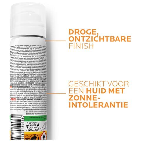 La Roche-Posay Anthelios Zonnebrand Mist Gezicht SPF50 75 ML