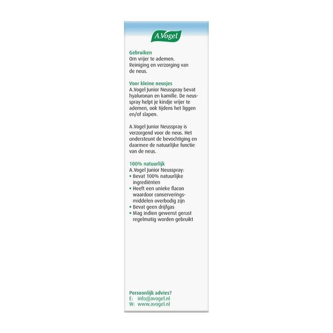 A.Vogel Neusspray Junior bij Verstopte Kinderneusjes Spray 15 ML