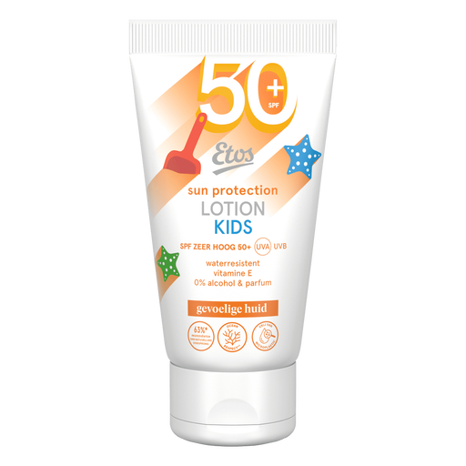 Etos Kids Zonnebrand Lotion SPF50+ Gevoelige Huid 50 ML