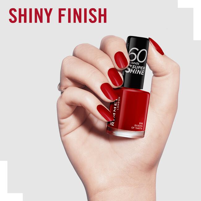 Rimmel London 60 Seconds Super Shine nagellak 315 Queen Of Tarts