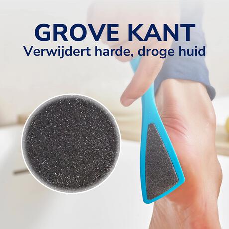 Dr.Scholl's Anti Eelt Voetvijl met 2 Kanten: Ruw en Glad
