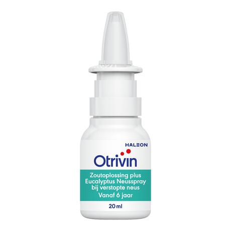 Otrivin Zoutoplossing Plus Eucalyptus Neusspray bij een Verstopte Neus 20 ML