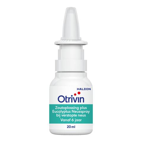 Otrivin Zoutoplossing Plus Eucalyptus Neusspray bij een Verstopte Neus 20 ML