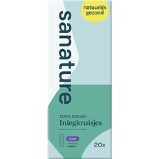 Sanature 100% Katoenen Inlegkruisjes Super 20 stuks