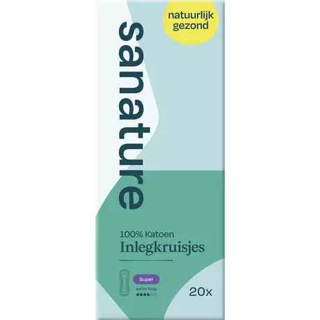 Sanature 100% Katoenen Inlegkruisjes Super 20 stuks